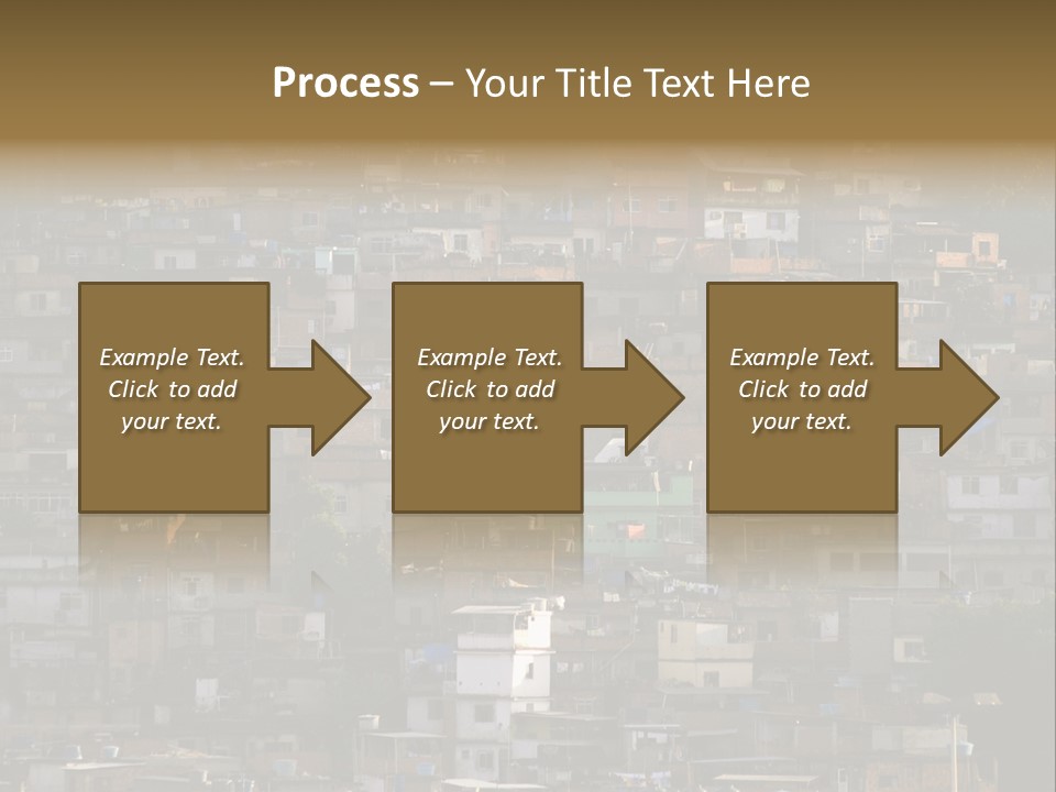 Built Structure Densely Building Exterior PowerPoint Template