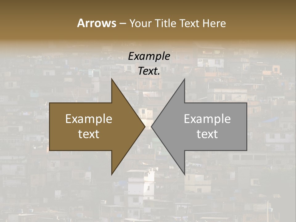 Built Structure Densely Building Exterior PowerPoint Template
