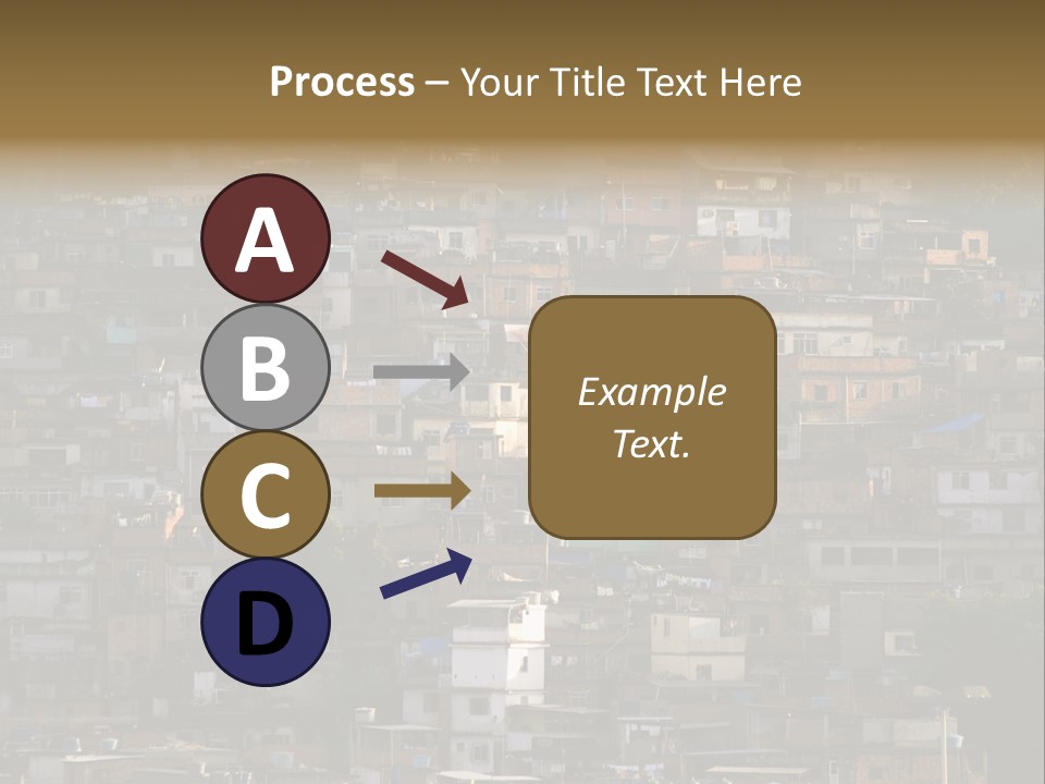Built Structure Densely Building Exterior PowerPoint Template