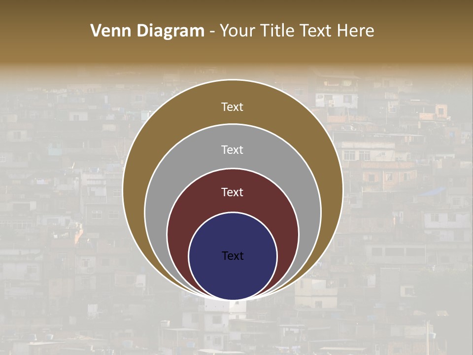 Built Structure Densely Building Exterior PowerPoint Template