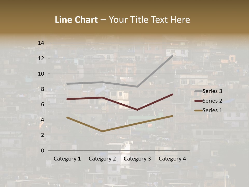 Built Structure Densely Building Exterior PowerPoint Template