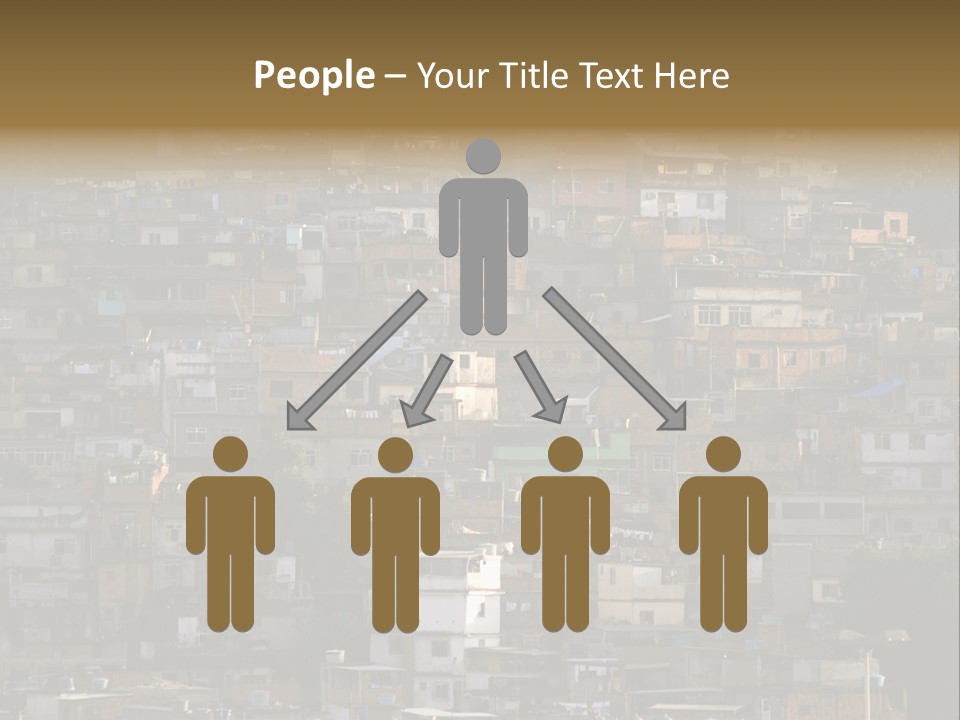 Built Structure Densely Building Exterior PowerPoint Template