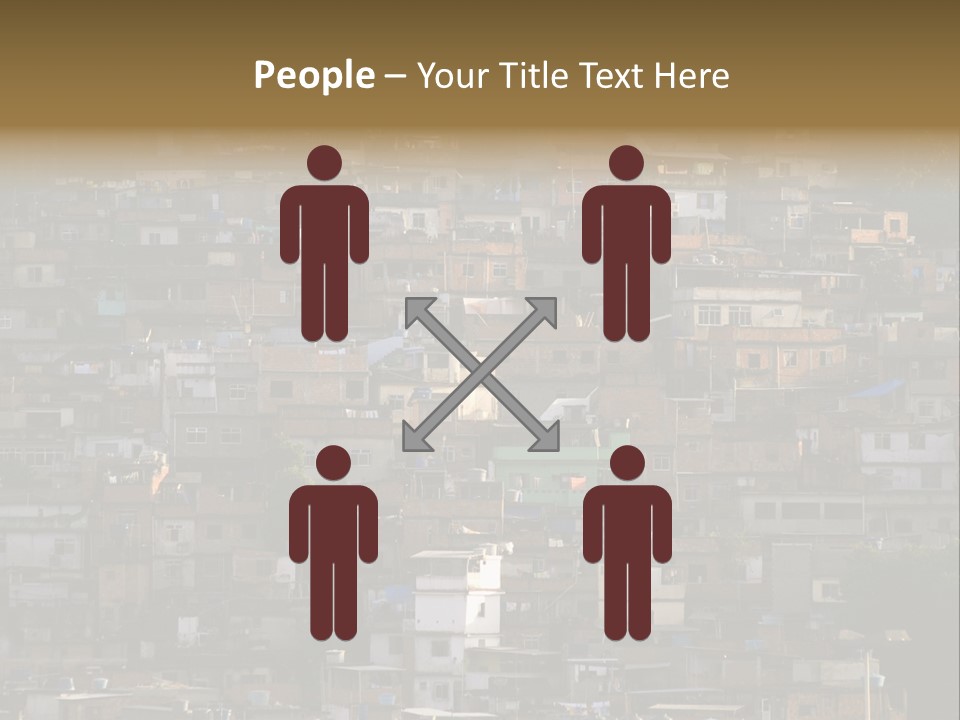 Built Structure Densely Building Exterior PowerPoint Template