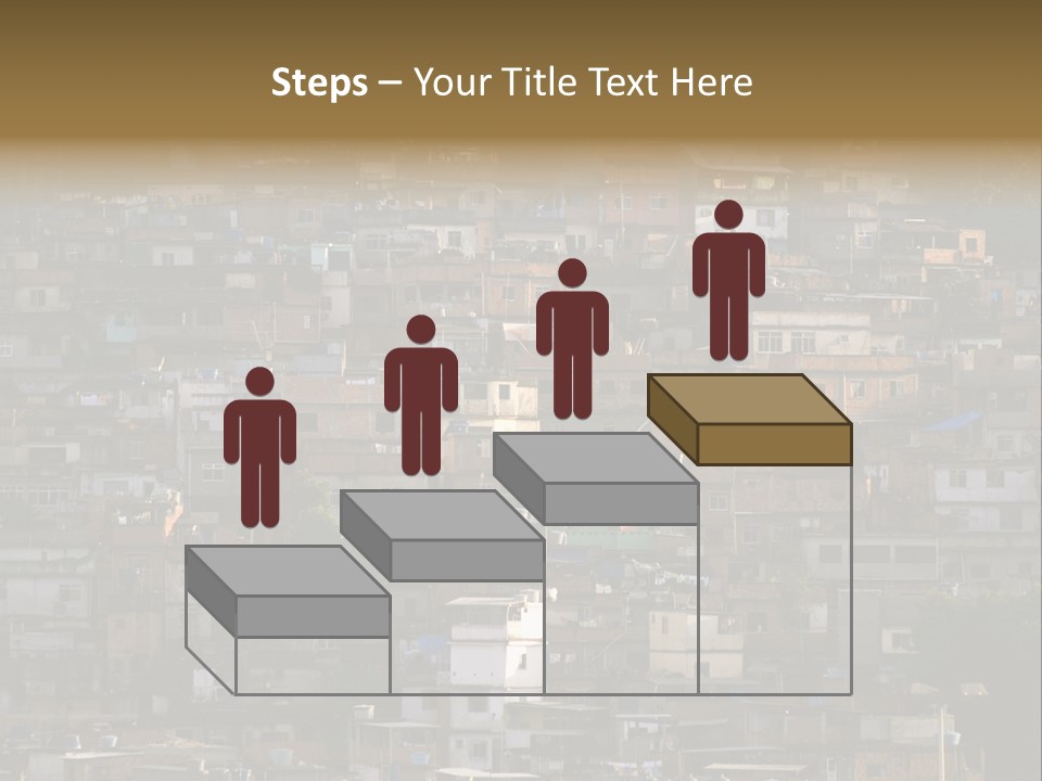 Built Structure Densely Building Exterior PowerPoint Template