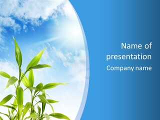 Garden Ecology Idyllic PowerPoint Template