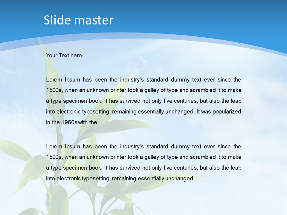 Garden Ecology Idyllic PowerPoint Template