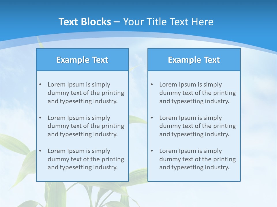 Garden Ecology Idyllic PowerPoint Template