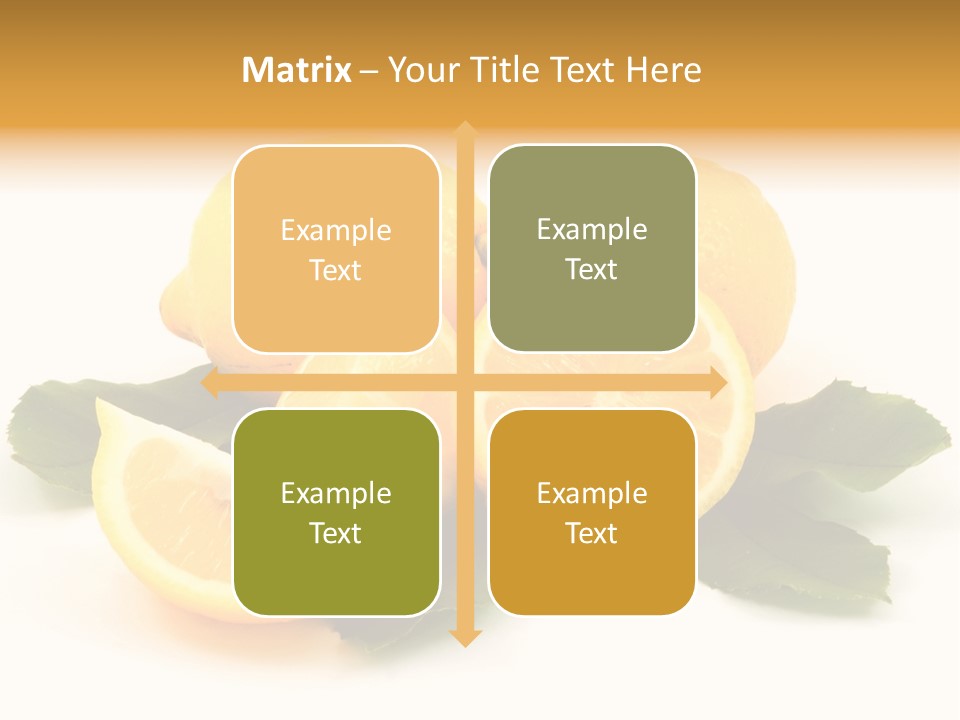 Food Half Slice PowerPoint Template
