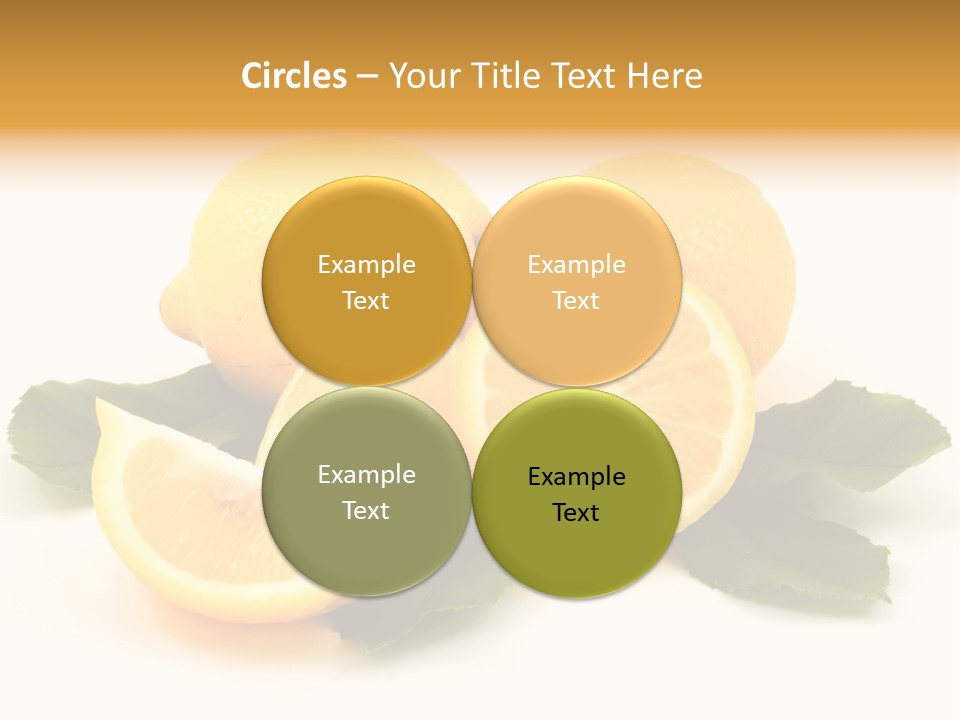 Food Half Slice PowerPoint Template