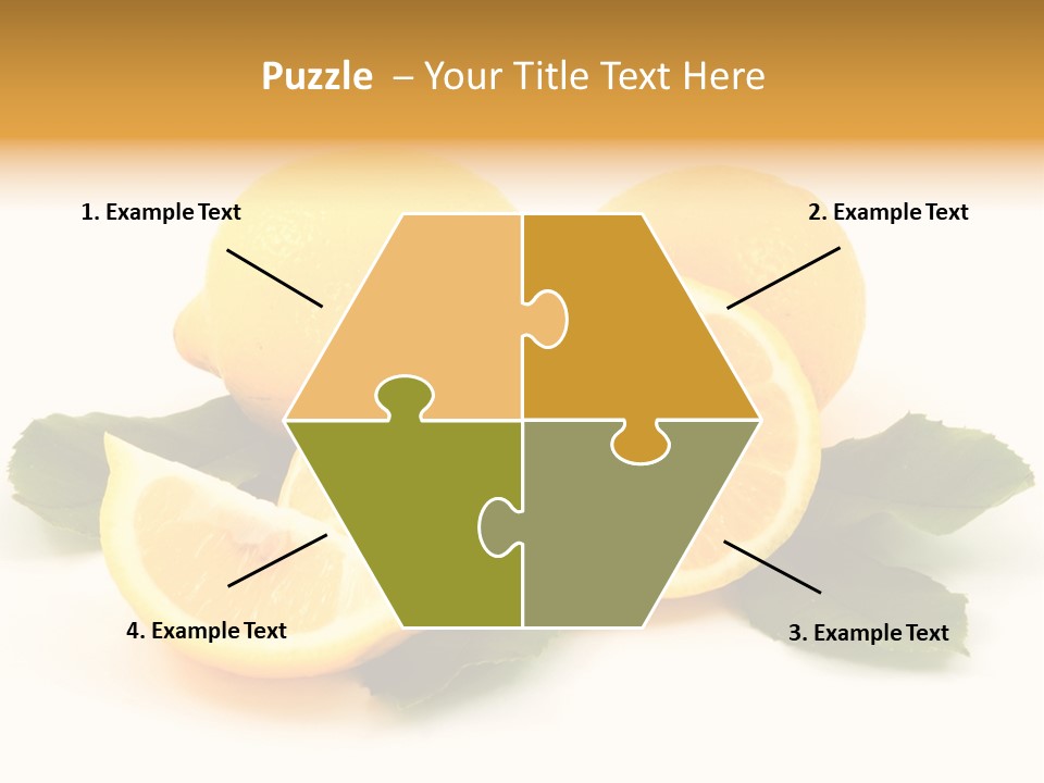 Food Half Slice PowerPoint Template