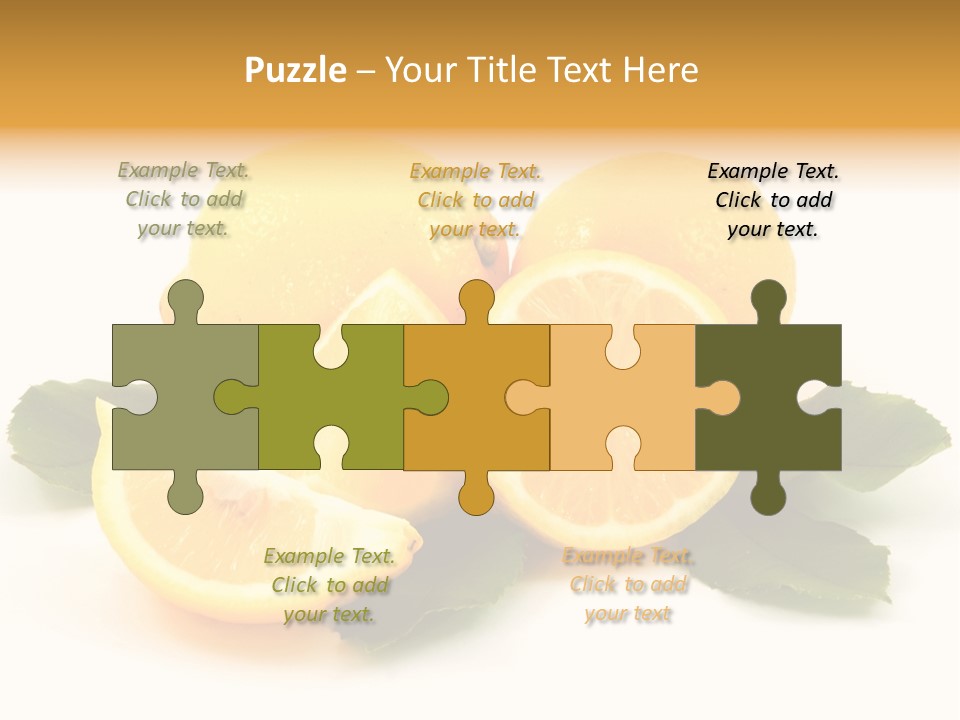 Food Half Slice PowerPoint Template