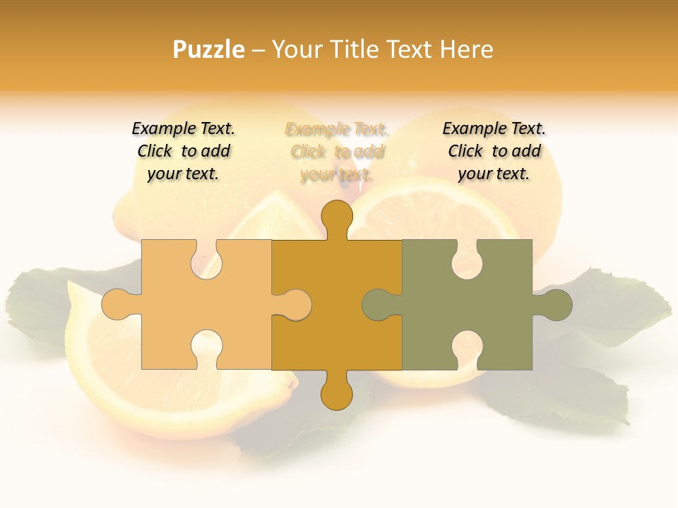 Food Half Slice PowerPoint Template