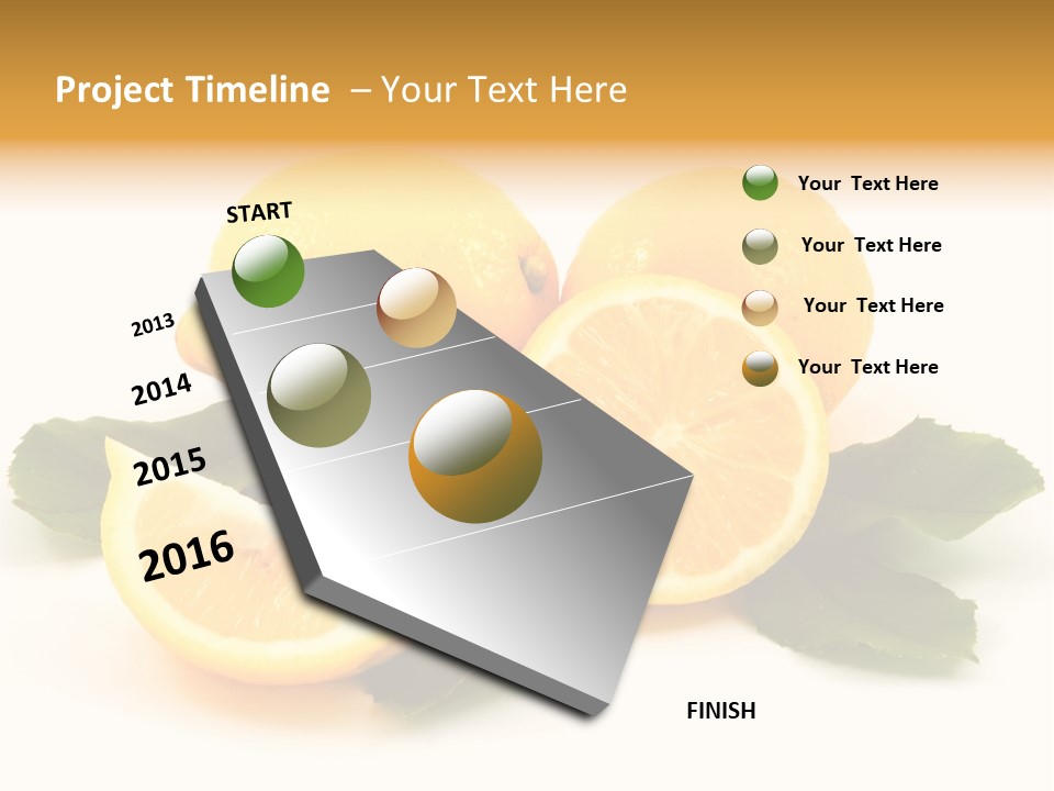 Food Half Slice PowerPoint Template