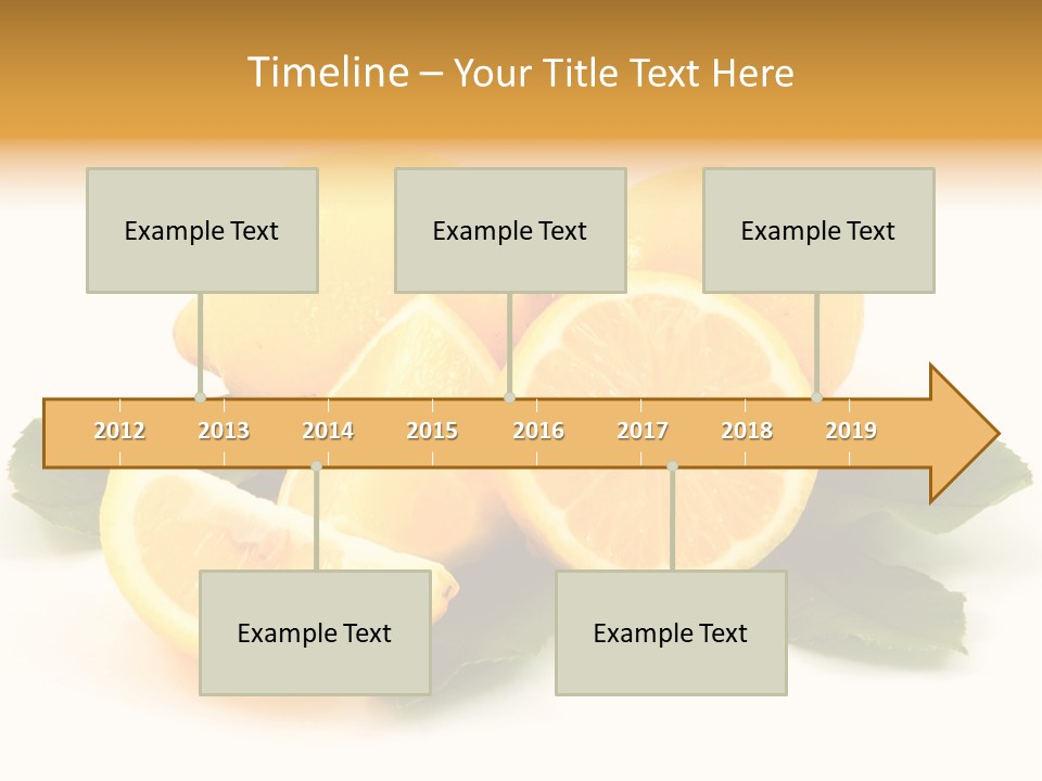 Food Half Slice PowerPoint Template