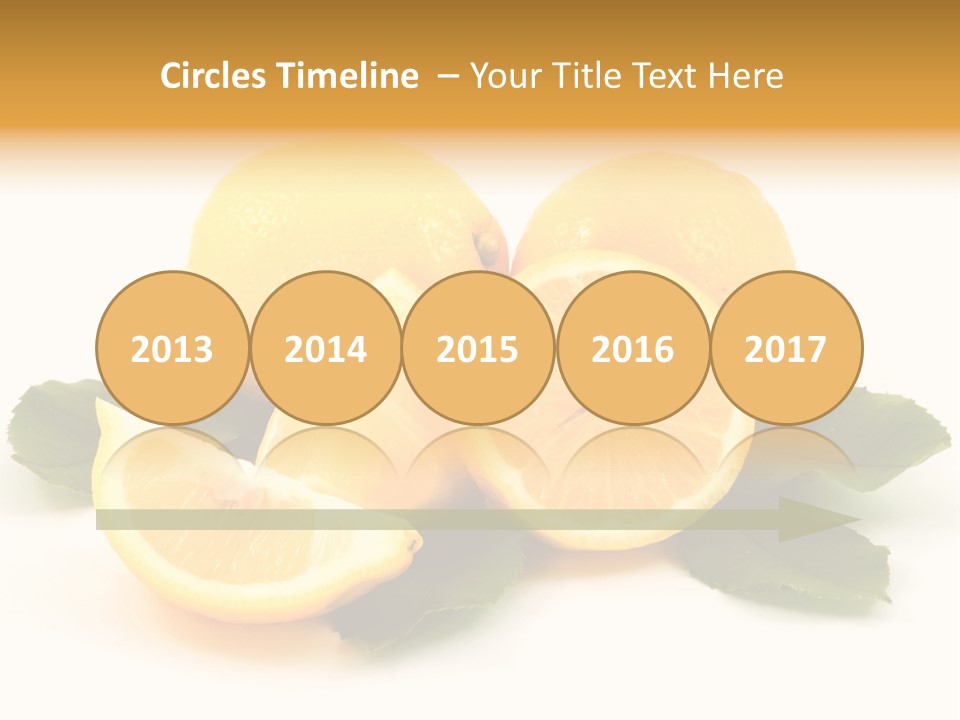 Food Half Slice PowerPoint Template