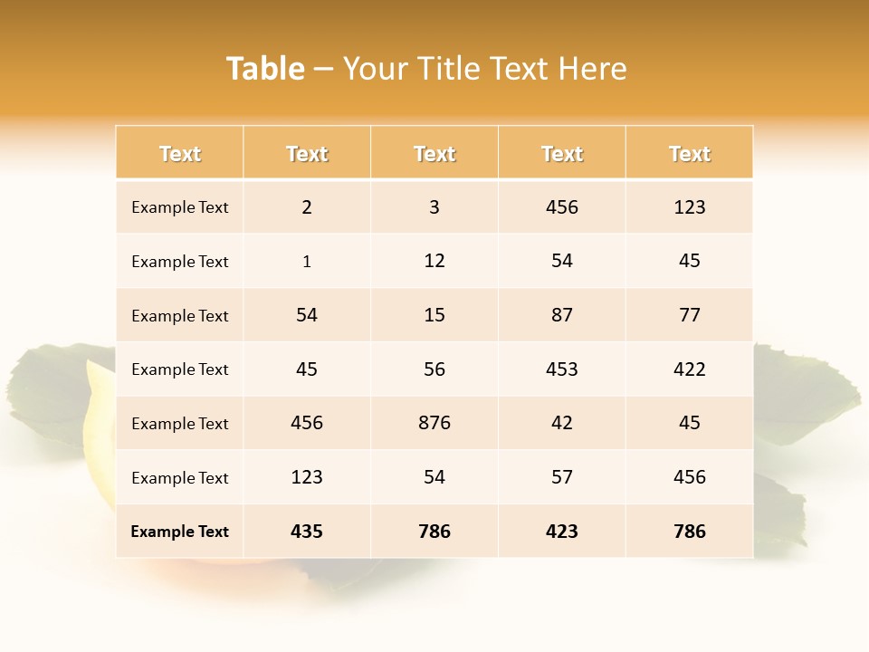 Food Half Slice PowerPoint Template