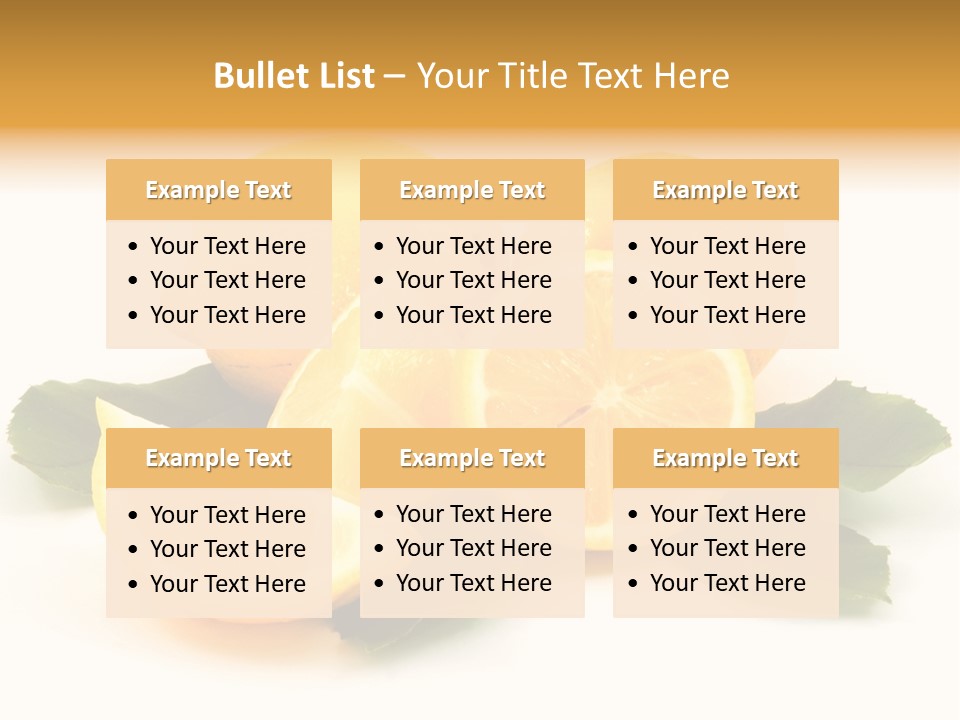 Food Half Slice PowerPoint Template