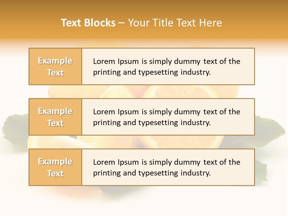 Food Half Slice PowerPoint Template