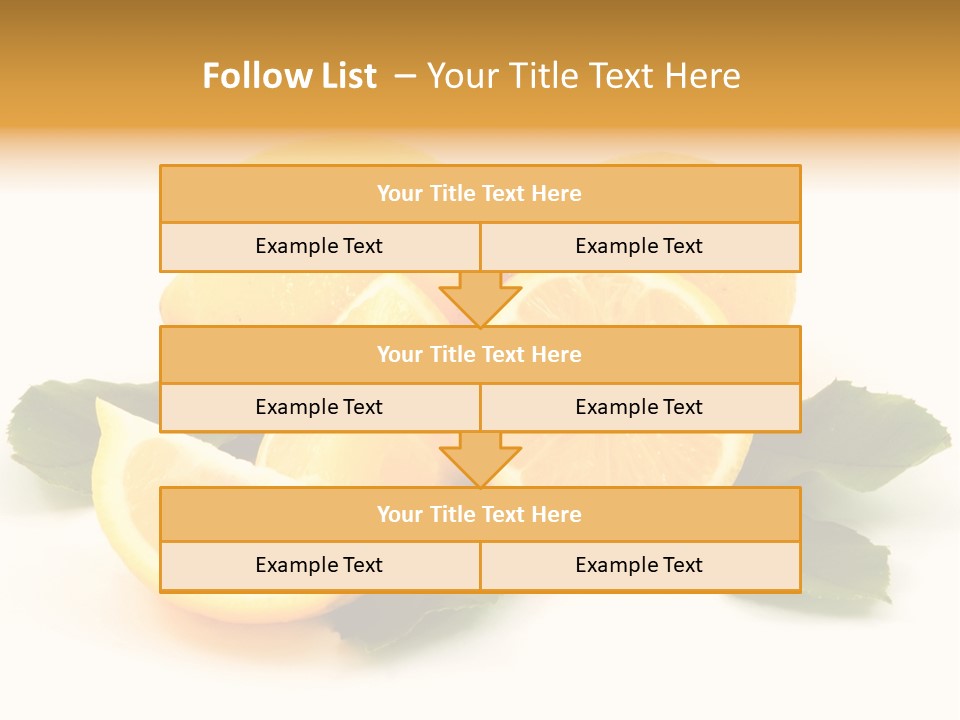 Food Half Slice PowerPoint Template