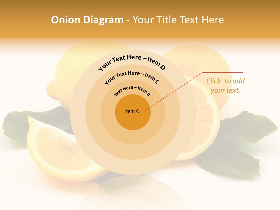 Food Half Slice PowerPoint Template