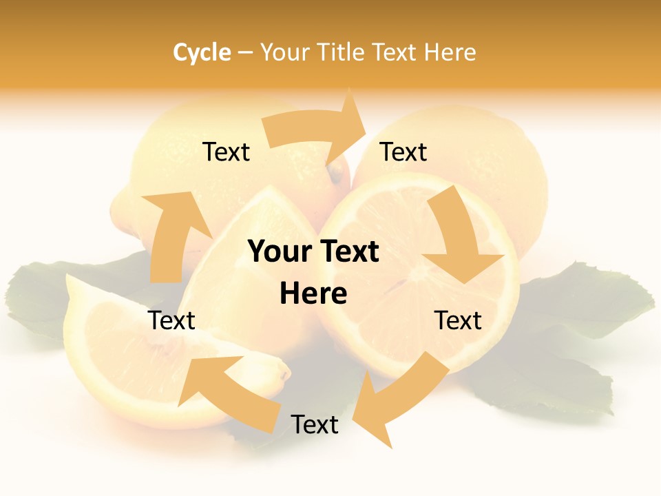 Food Half Slice PowerPoint Template