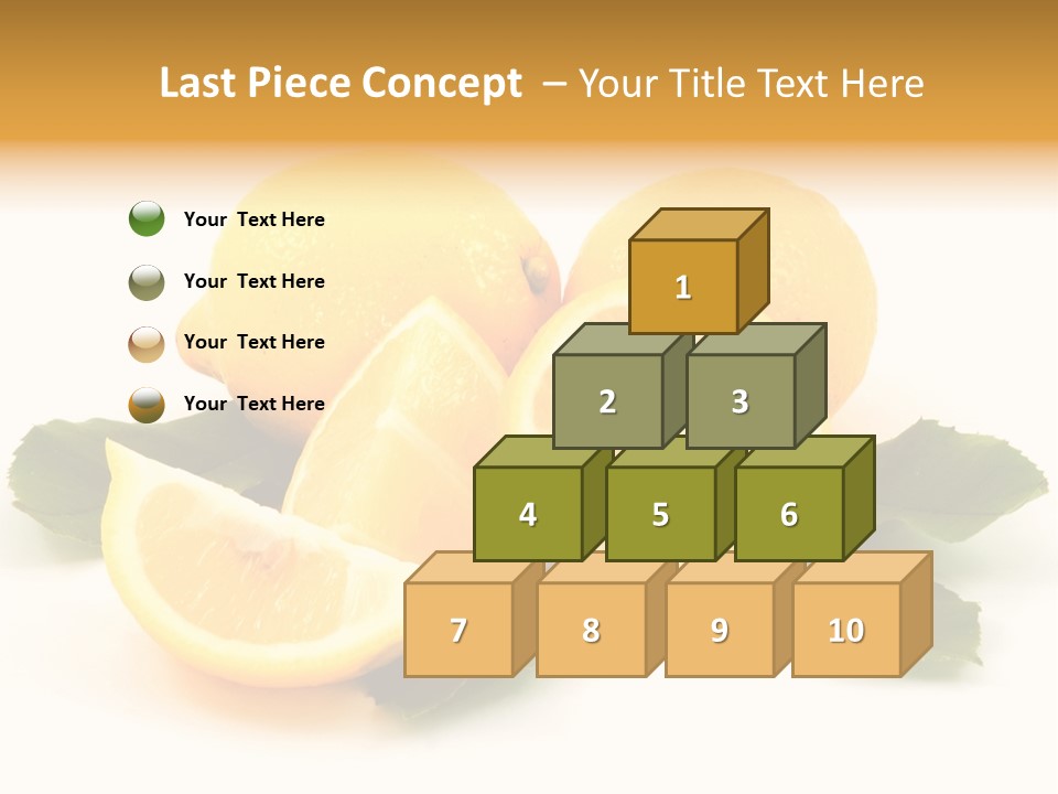 Food Half Slice PowerPoint Template