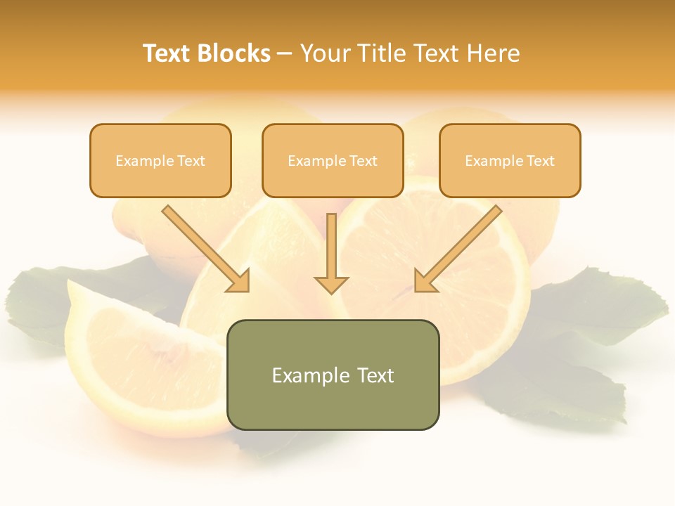 Food Half Slice PowerPoint Template
