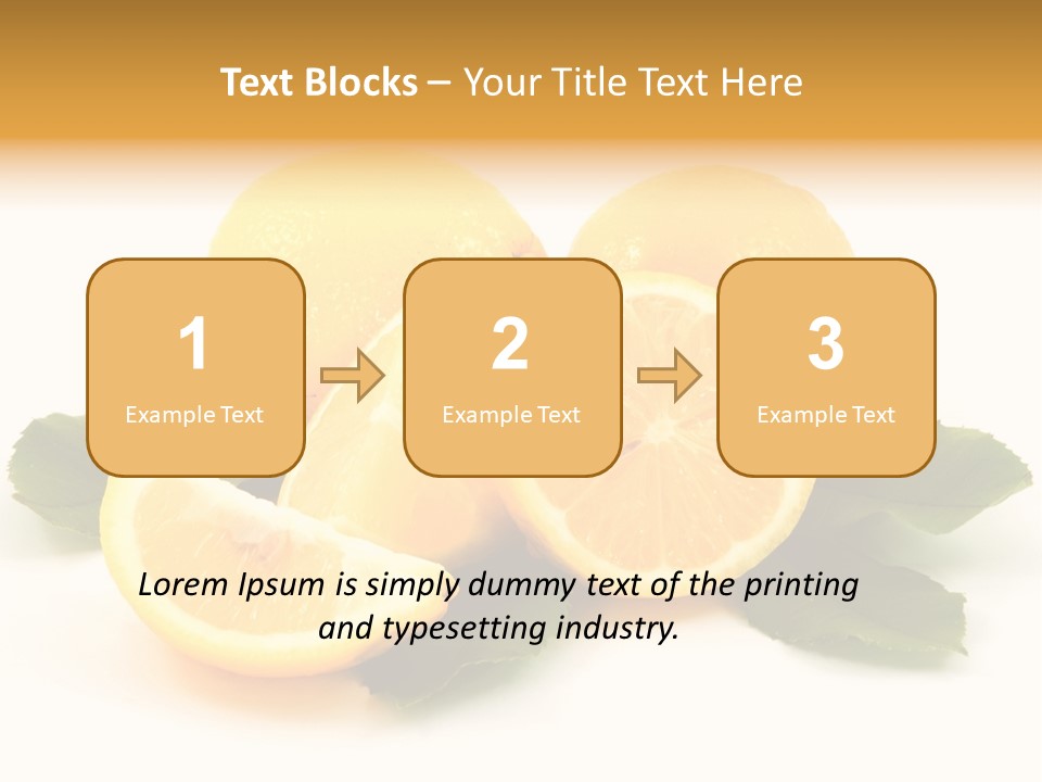 Food Half Slice PowerPoint Template