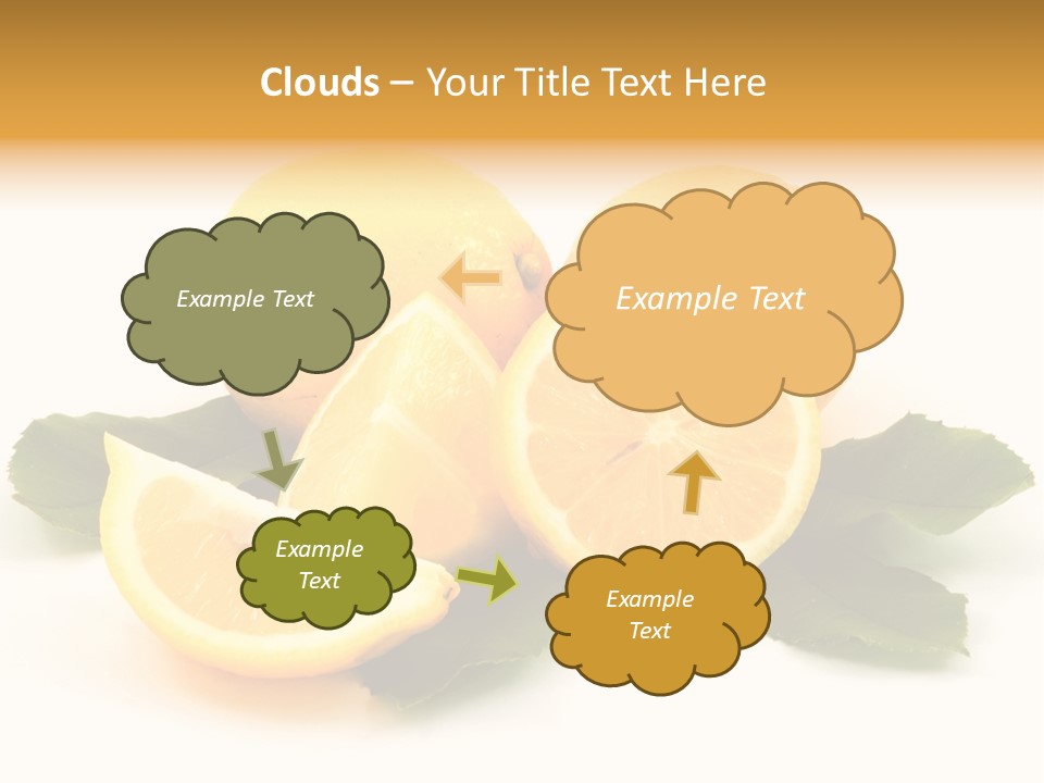 Food Half Slice PowerPoint Template