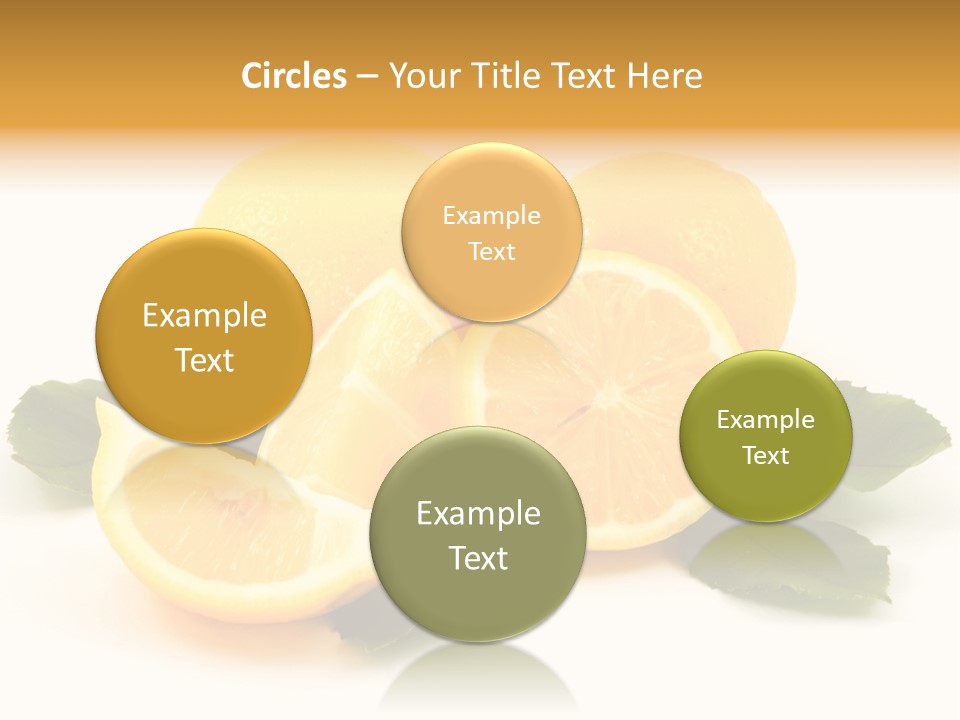 Food Half Slice PowerPoint Template