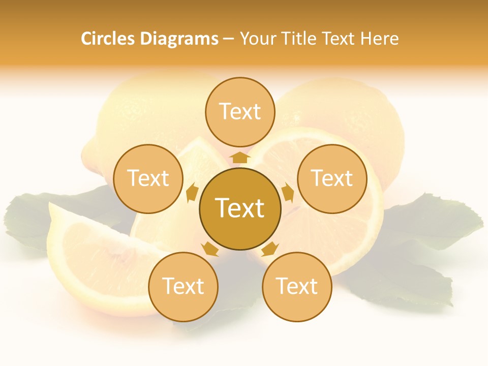 Food Half Slice PowerPoint Template