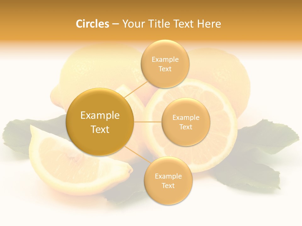Food Half Slice PowerPoint Template