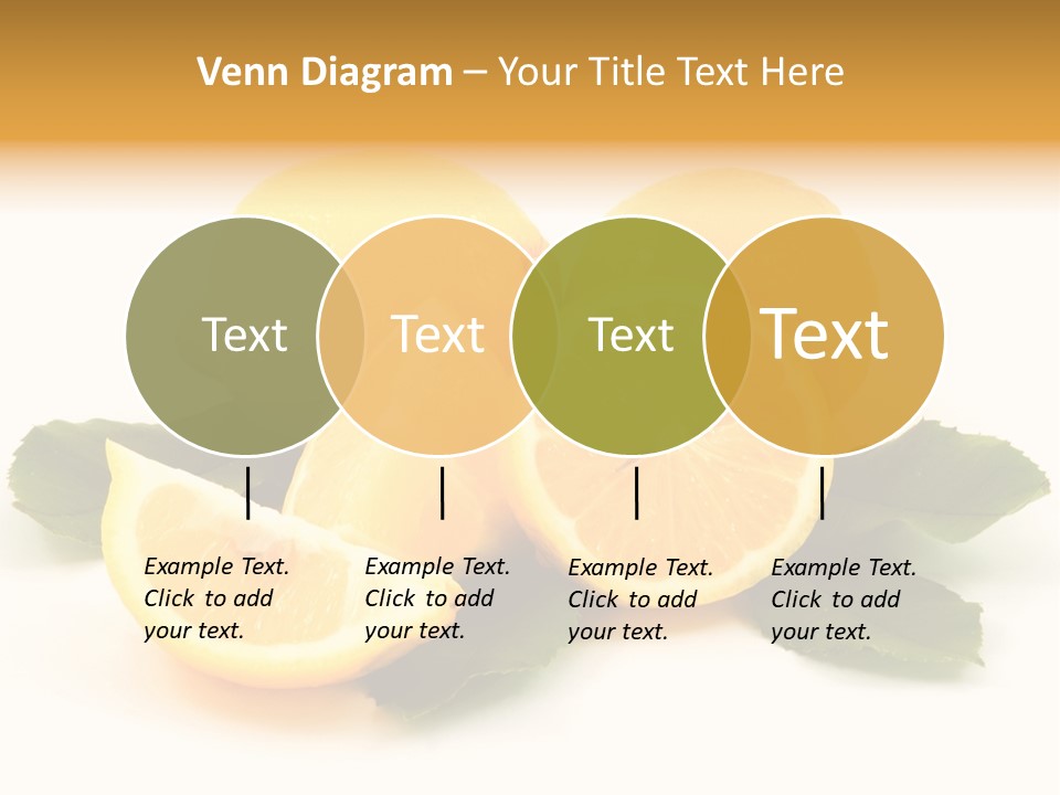 Food Half Slice PowerPoint Template