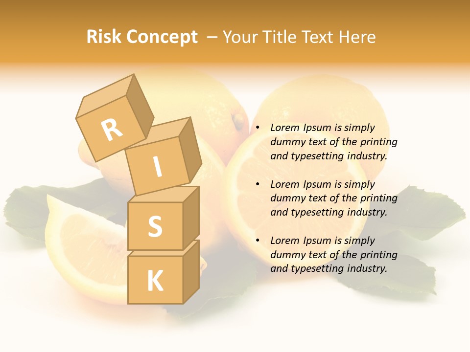 Food Half Slice PowerPoint Template