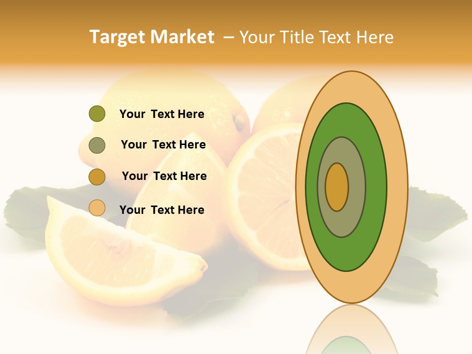 Food Half Slice PowerPoint Template