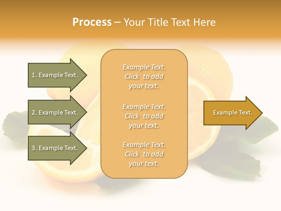 Food Half Slice PowerPoint Template