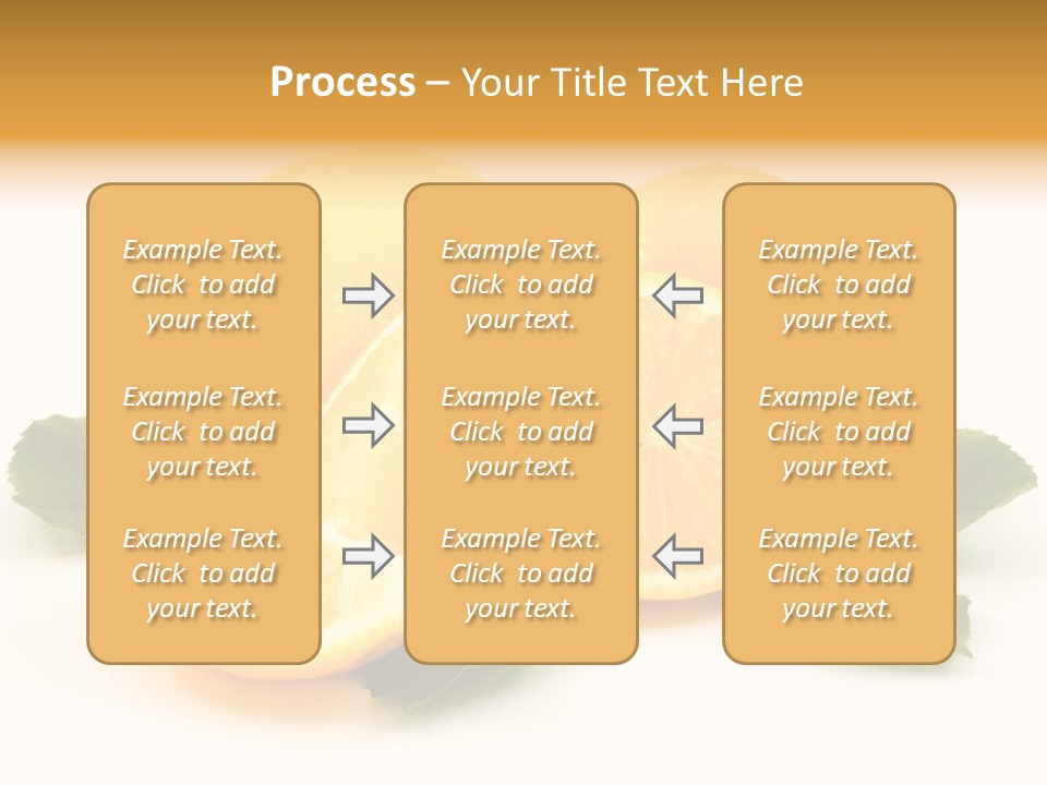 Food Half Slice PowerPoint Template