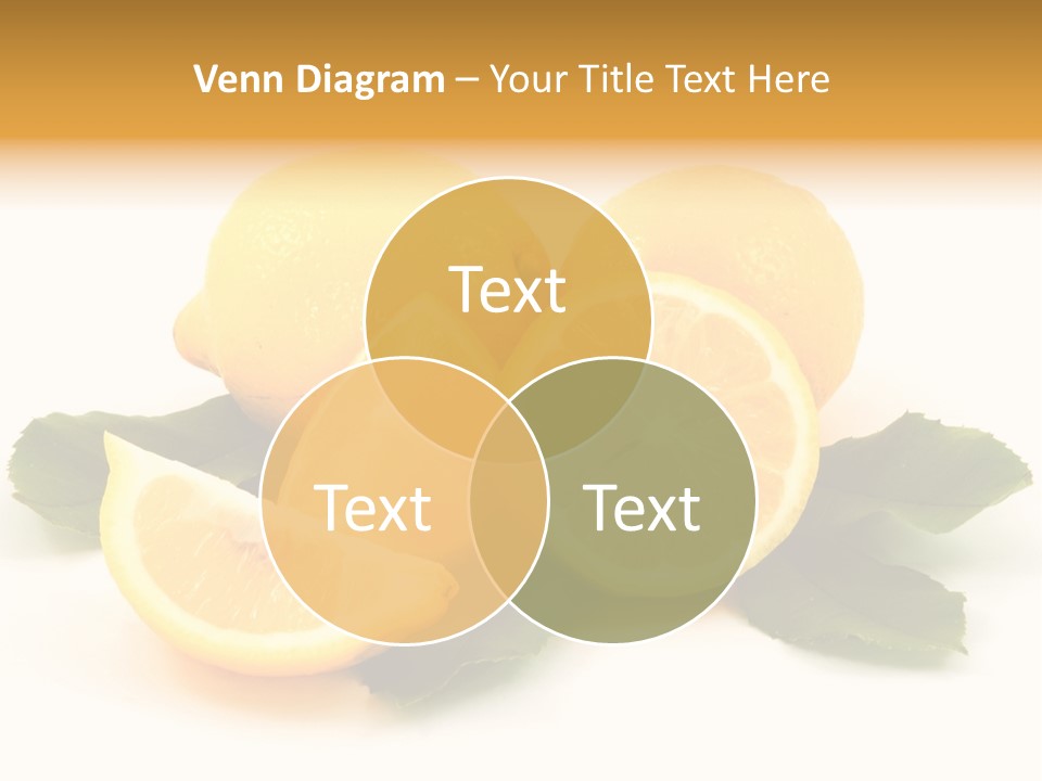 Food Half Slice PowerPoint Template