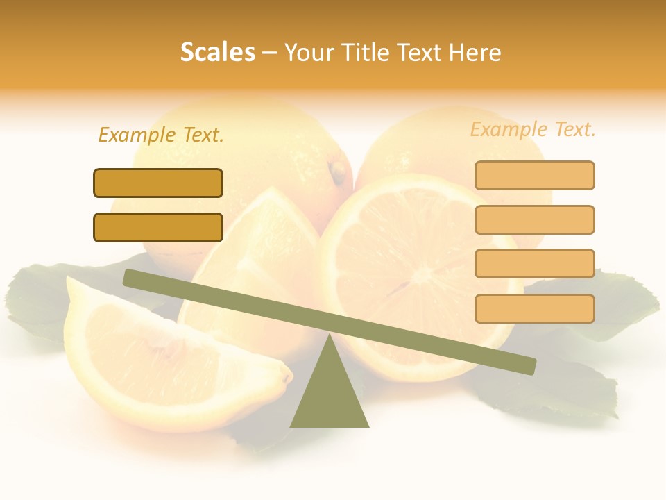 Food Half Slice PowerPoint Template