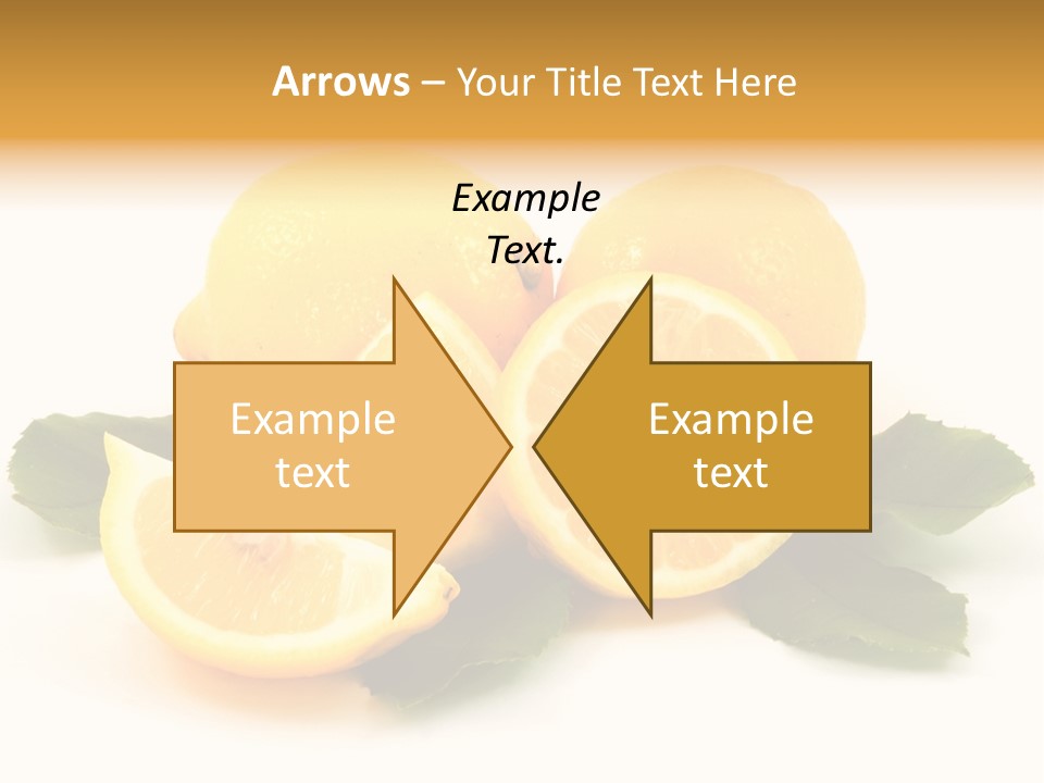 Food Half Slice PowerPoint Template