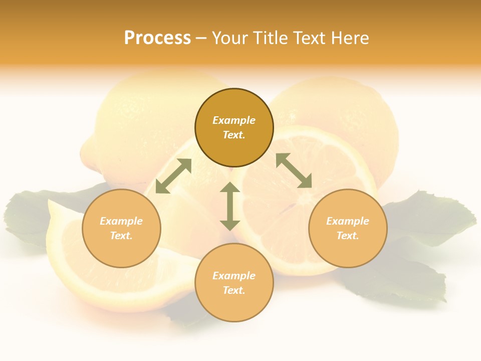 Food Half Slice PowerPoint Template