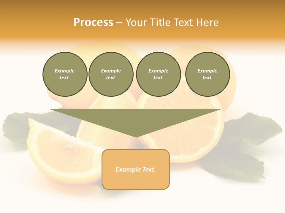 Food Half Slice PowerPoint Template