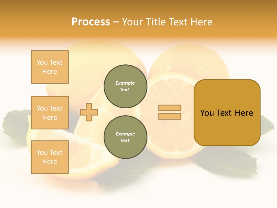 Food Half Slice PowerPoint Template