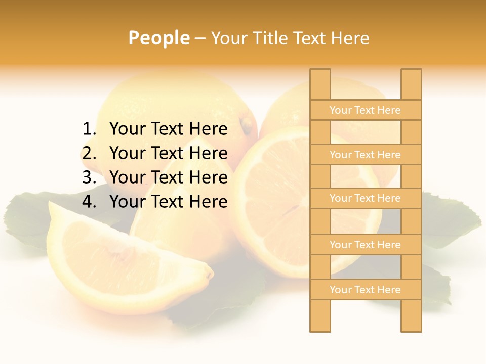 Food Half Slice PowerPoint Template