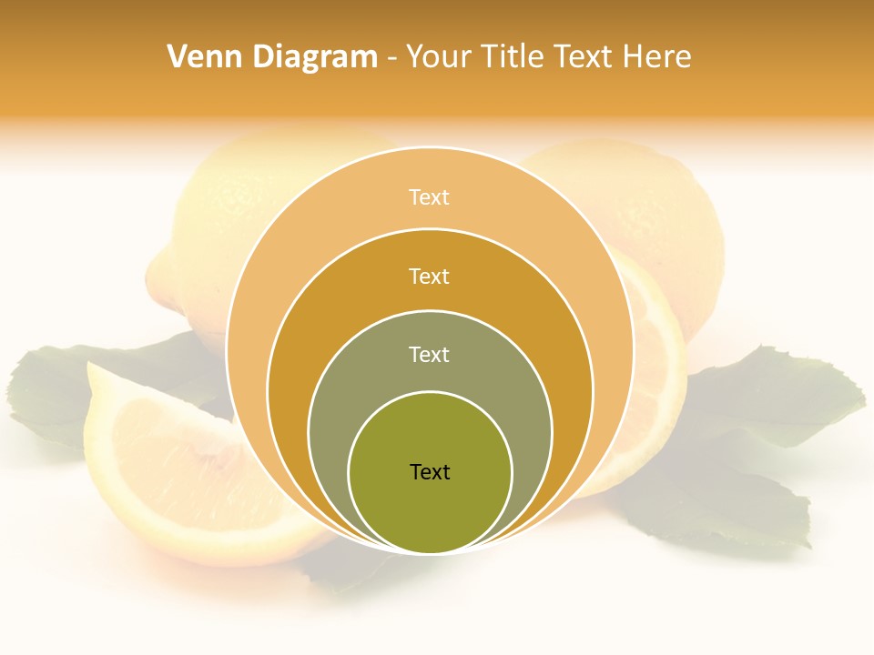 Food Half Slice PowerPoint Template
