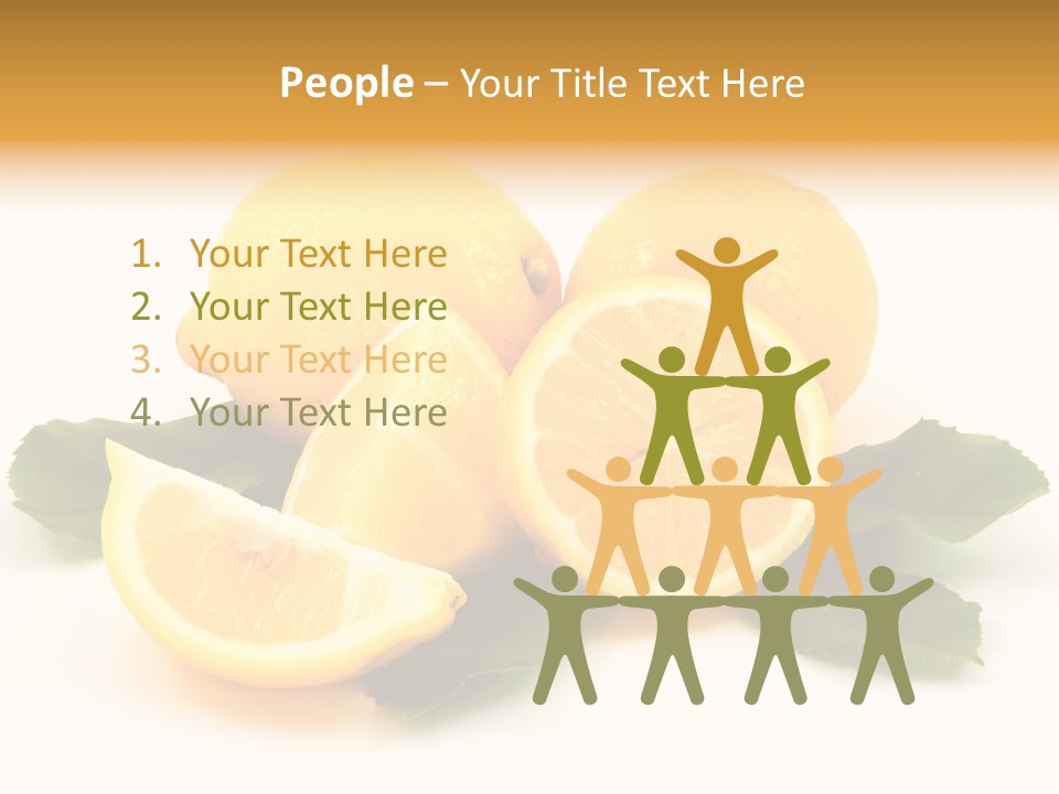 Food Half Slice PowerPoint Template