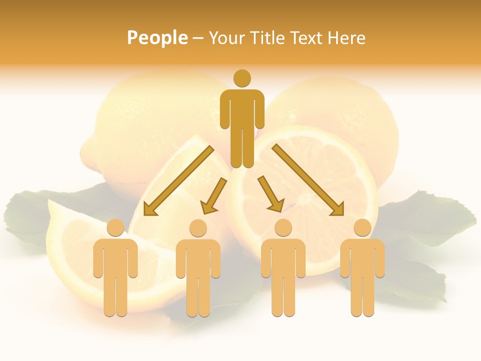 Food Half Slice PowerPoint Template