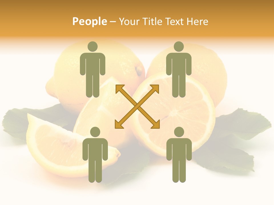 Food Half Slice PowerPoint Template