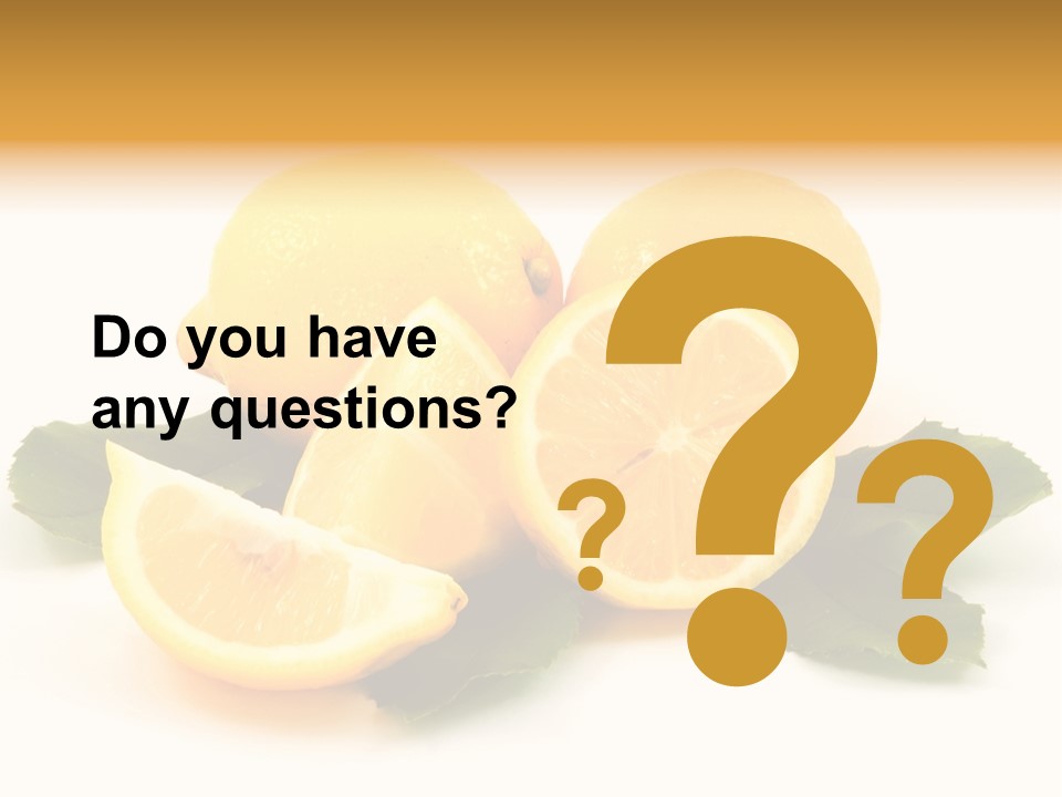 Food Half Slice PowerPoint Template