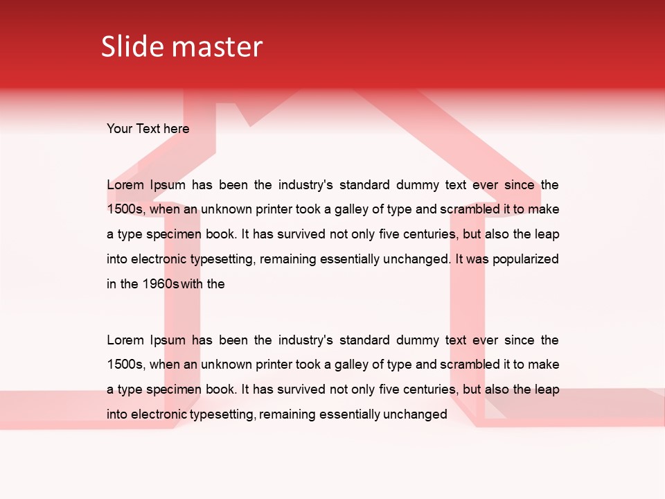 Market Red Sale PowerPoint Template